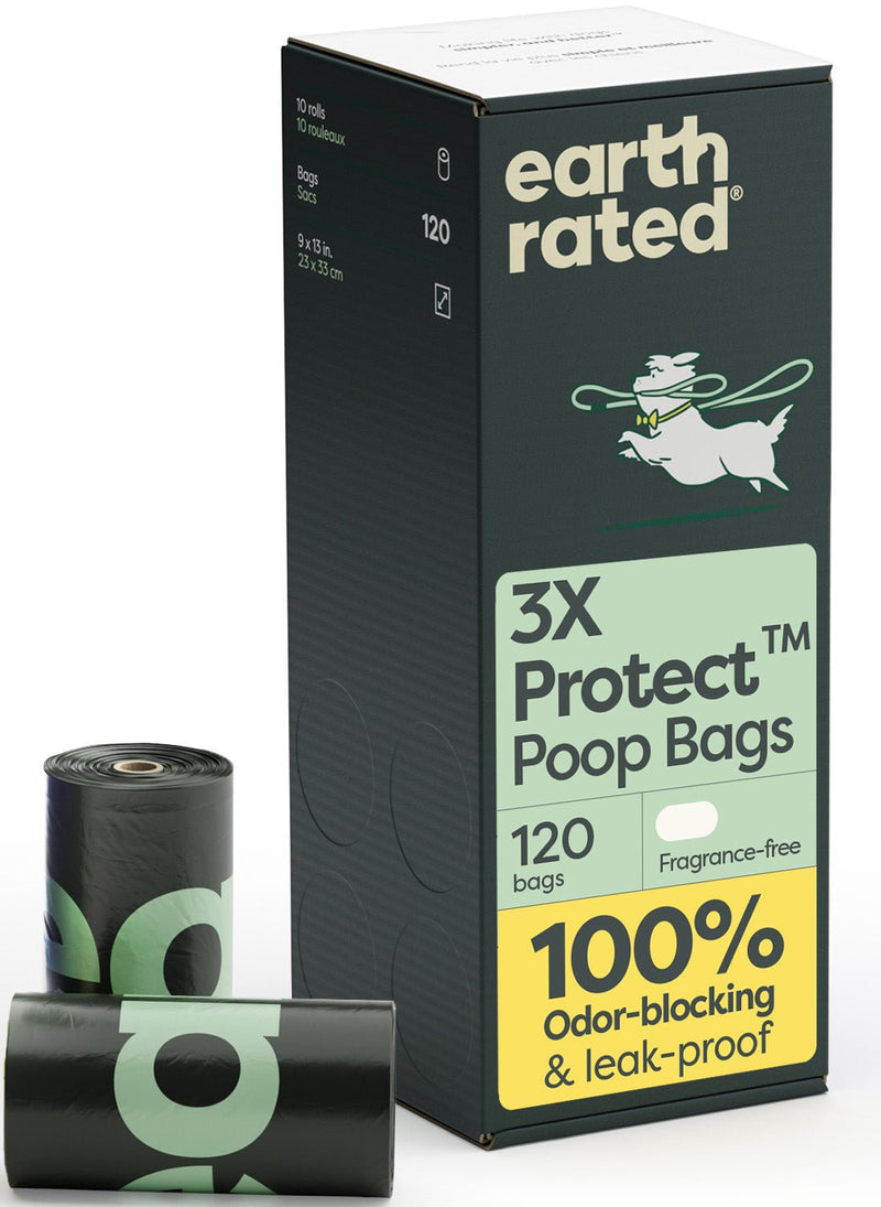 Odor-Blocking Dog Poop Bags Refill Rolls With 3X Protect Technology L1